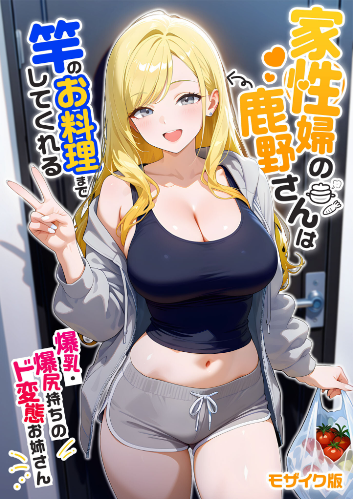 【エロ漫画】 家性婦の鹿野さんは竿のお料理までしてくれる 〜爆乳・爆尻持ちのド変態お姉さん〜 モザイク版 ラビットフット サンプル画像