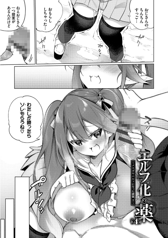 【エロ漫画】 エルフ化の秘薬〜TSメスイキH〜【デジタル特装版】【FANZA限定版】 かんむり コミックバベル編集部 サンプル画像