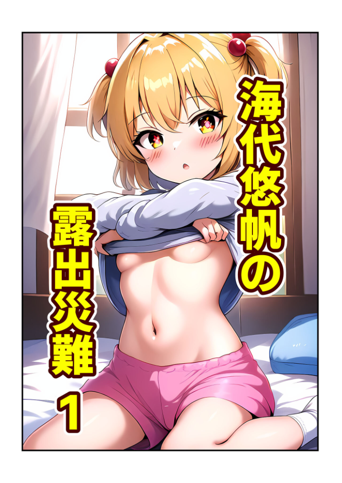 【エロ漫画】 海代悠帆の露出災難（総集編） モザイク版  朝露まほし あいラビ サンプル画像