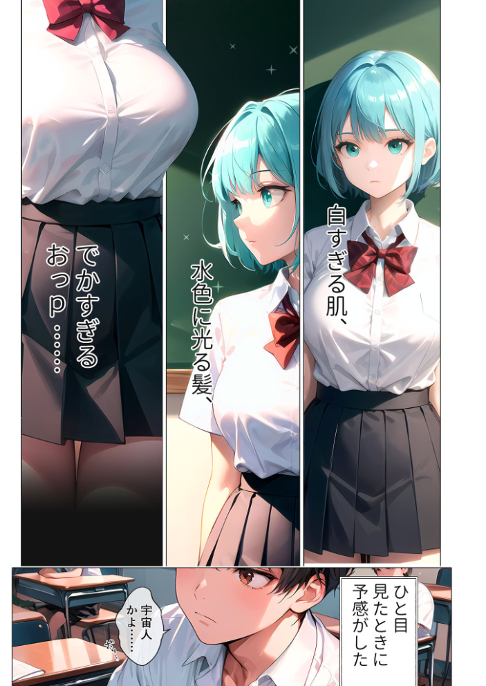 【エロ漫画】 【合冊版】巨乳な転××にヤリたい放題 モザイク版  ラビットフット サンプル画像