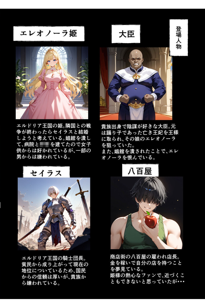 【エロ漫画】 【全2作収録】エルドリア王国物語 総集編 〜お姫様と騎士団長が発情メス穴玩具に堕ちる話〜 モザイク版 バベル太郎 ラビットフット サンプル画像