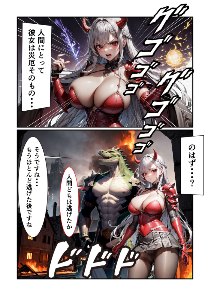 【エロ漫画】 魔王が俺の女神様 モザイク版  IM あいラビ サンプル画像
