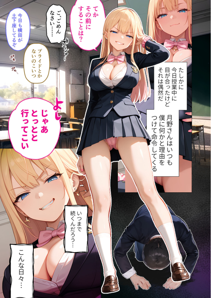 【エロ漫画】 ご都合エッチ最強アプリ第1話 〜生意気なメスを徹底攻略!〜 モザイク版 ラビットフット サンプル画像