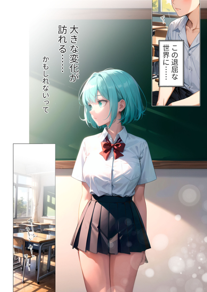 【エロ漫画】 【合冊版】巨乳な転××にヤリたい放題 モザイク版  ラビットフット サンプル画像