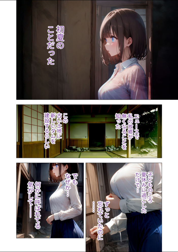 【エロ漫画】 怪異に堕ちる姫【恐】〜歪みゆく淫靡な記憶〜 モザイク版 ラビットフット サンプル画像