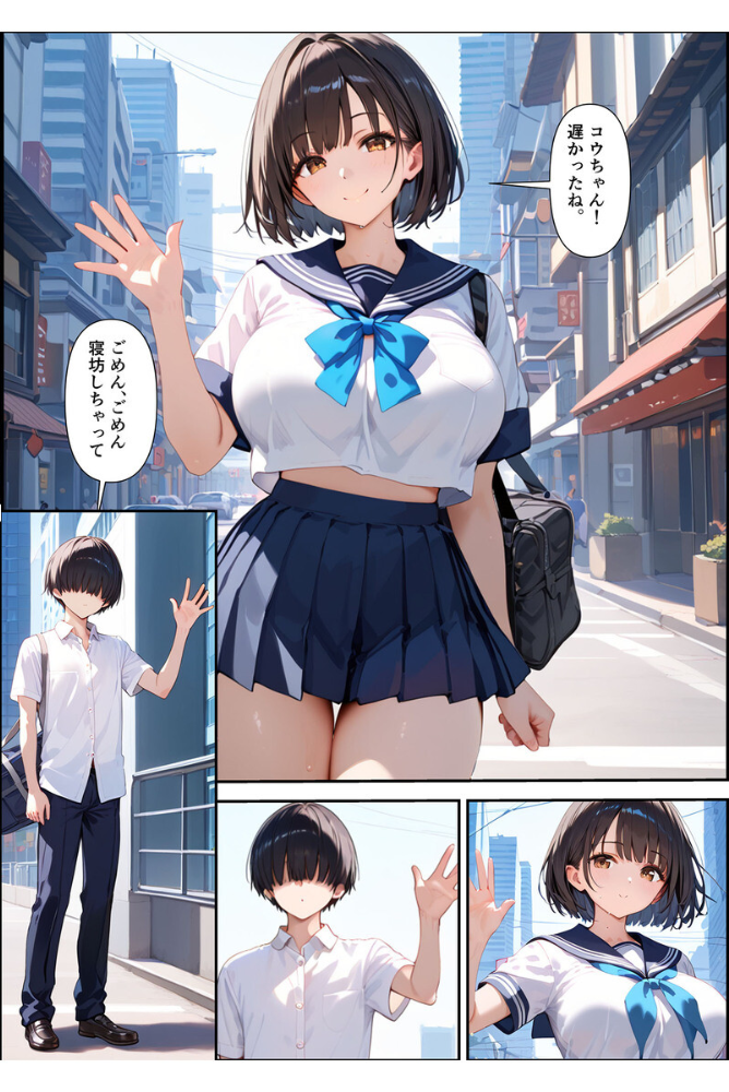 【エロ漫画】 【全2作収録】ボクを守るために不良の性●●になっても絶対に堕ちないカノジョ モザイク版 バベル太郎 ラビットフット サンプル画像
