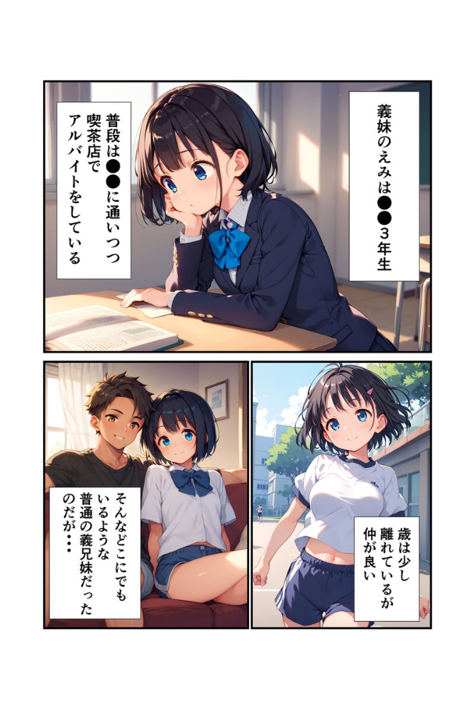 【エロ漫画】 【全2作収録】義妹は言いなり！ 〜お義兄ちゃんへのスケベなご奉仕〜 モザイク版  ぴくせるぽっぷ あいラビ サンプル画像