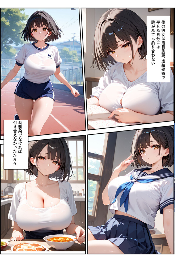 【エロ漫画】 【全2作収録】ボクを守るために不良の性●●になっても絶対に堕ちないカノジョ モザイク版 バベル太郎 ラビットフット サンプル画像