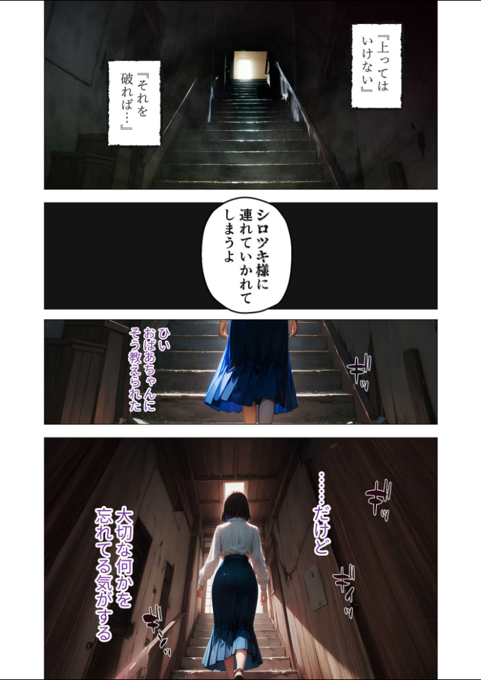 【エロ漫画】 怪異に堕ちる姫【恐】〜歪みゆく淫靡な記憶〜 モザイク版 ラビットフット サンプル画像