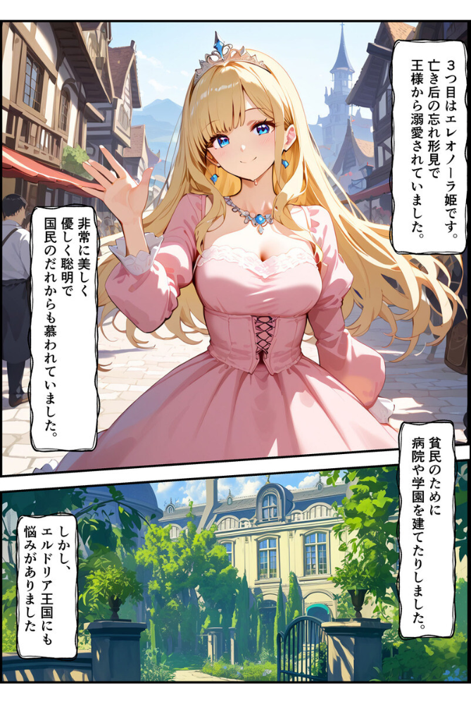 【エロ漫画】 【全2作収録】エルドリア王国物語 総集編 〜お姫様と騎士団長が発情メス穴玩具に堕ちる話〜 モザイク版 バベル太郎 ラビットフット サンプル画像