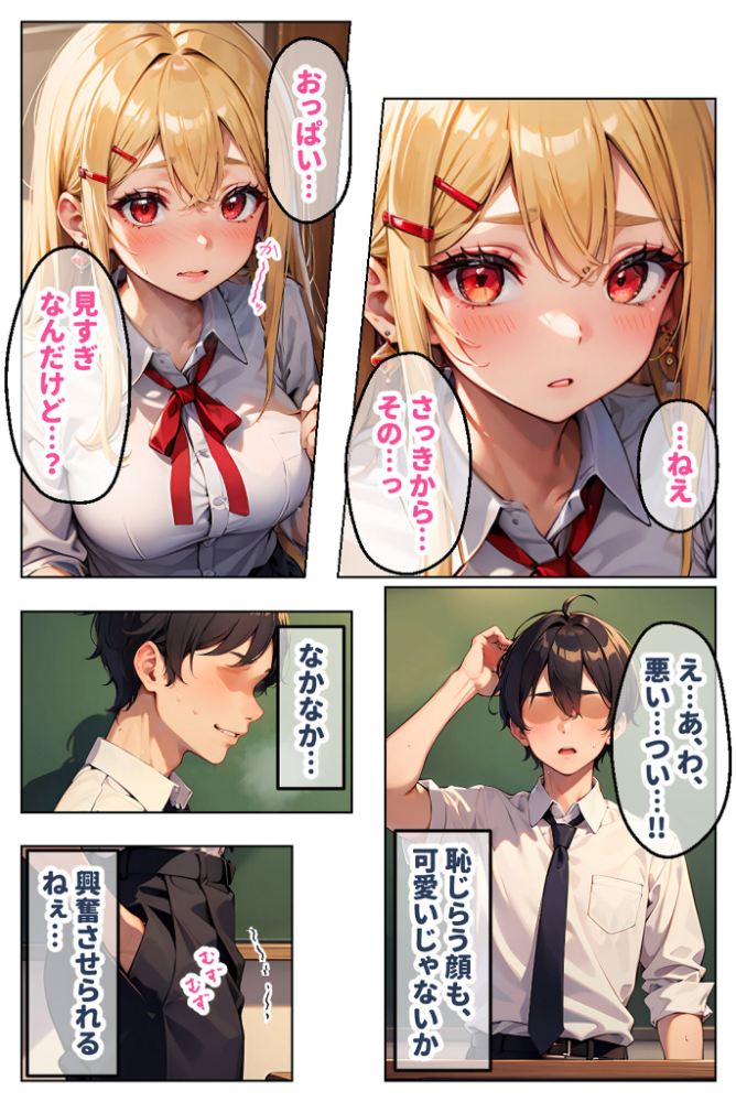 【エロ漫画】 【全2作収録】見た目ギャル、中身清楚が堕ちるまで1＆2 〜金髪オトメの淫行記録〜 モザイク版  官能マンガ あいラビ サンプル画像