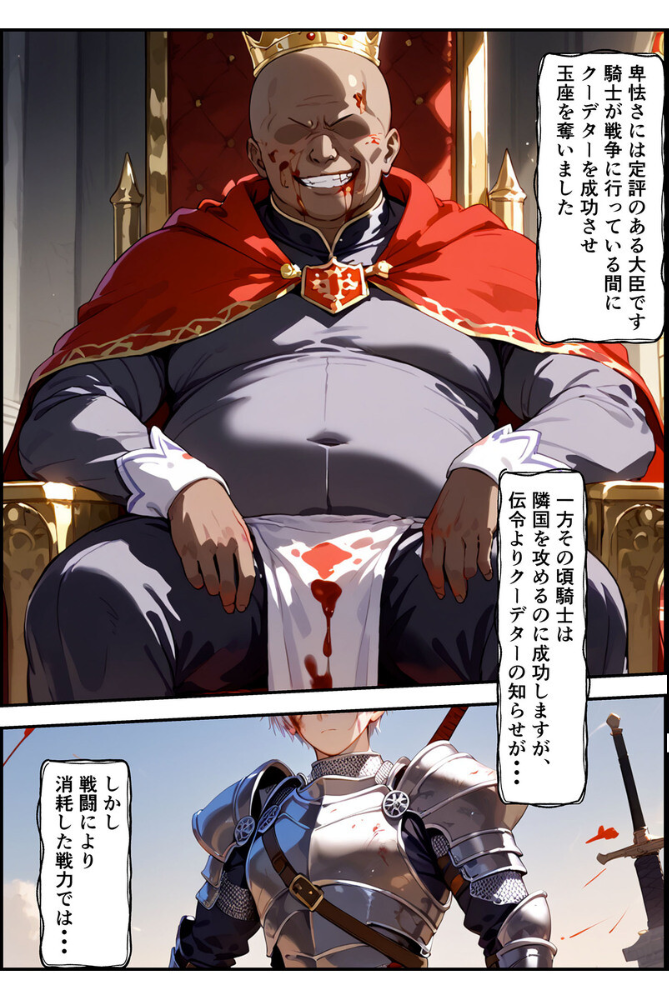 【エロ漫画】 【全2作収録】エルドリア王国物語 総集編 〜お姫様と騎士団長が発情メス穴玩具に堕ちる話〜 モザイク版 バベル太郎 ラビットフット サンプル画像