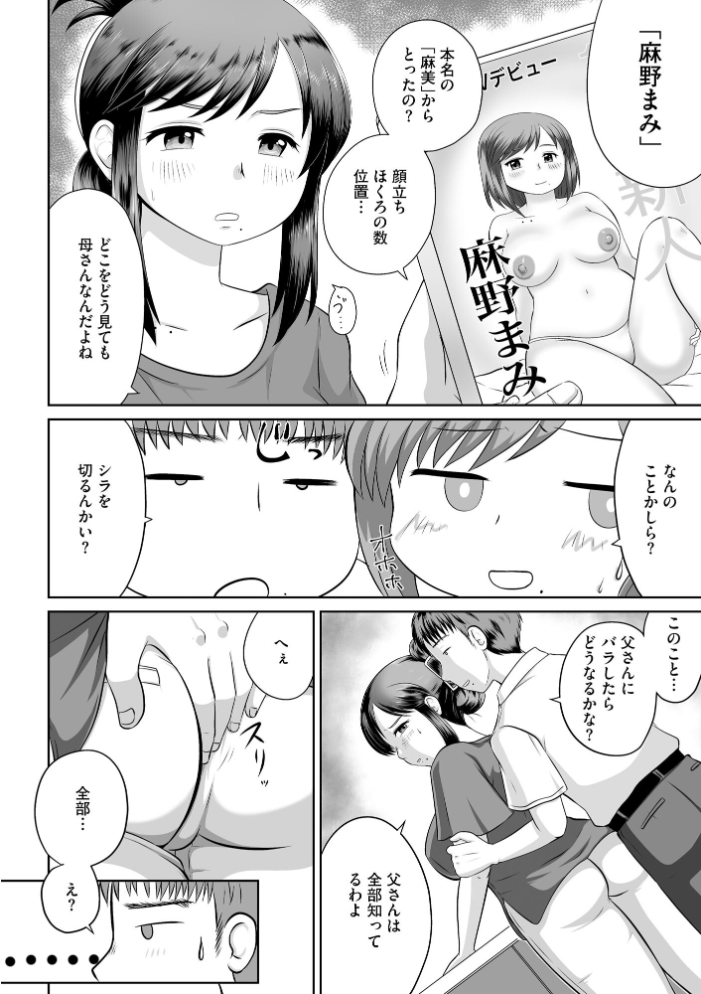 【エロ漫画】 母親が元AV嬢でしかも俺のモロ好みだった件【FANZA特典付】 かなもりゆねね サンプル画像