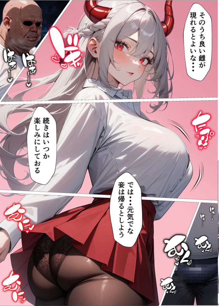 【エロ漫画】 魔王様の秘密 モザイク版 IM あいラビ サンプル画像