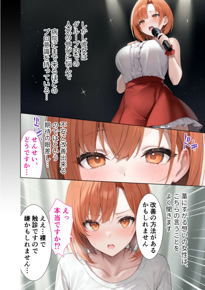【エロ漫画】 悪徳医師の淫行×××治療 禁断の淫療事例集 その2 モザイク版 ラビットフット サンプル画像