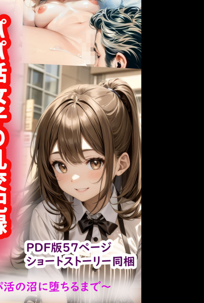【エロ漫画】 パパ活女子の乱交記録 〜タダメシ食べてお小遣いもらいたい港区女子 VS 中●し×××SEXしたい港区おじさん〜 モザイク版  CONV工房 あいラビ サンプル画像