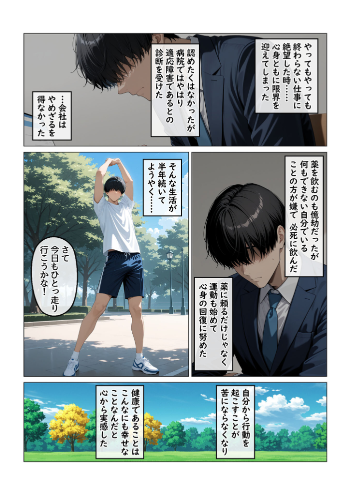 【エロ漫画】 欲求不満を隠し続けてきた未亡人女将と汗だくで求め合う温泉宿の夜1 モザイク版 ハレノヒ あいラビ サンプル画像
