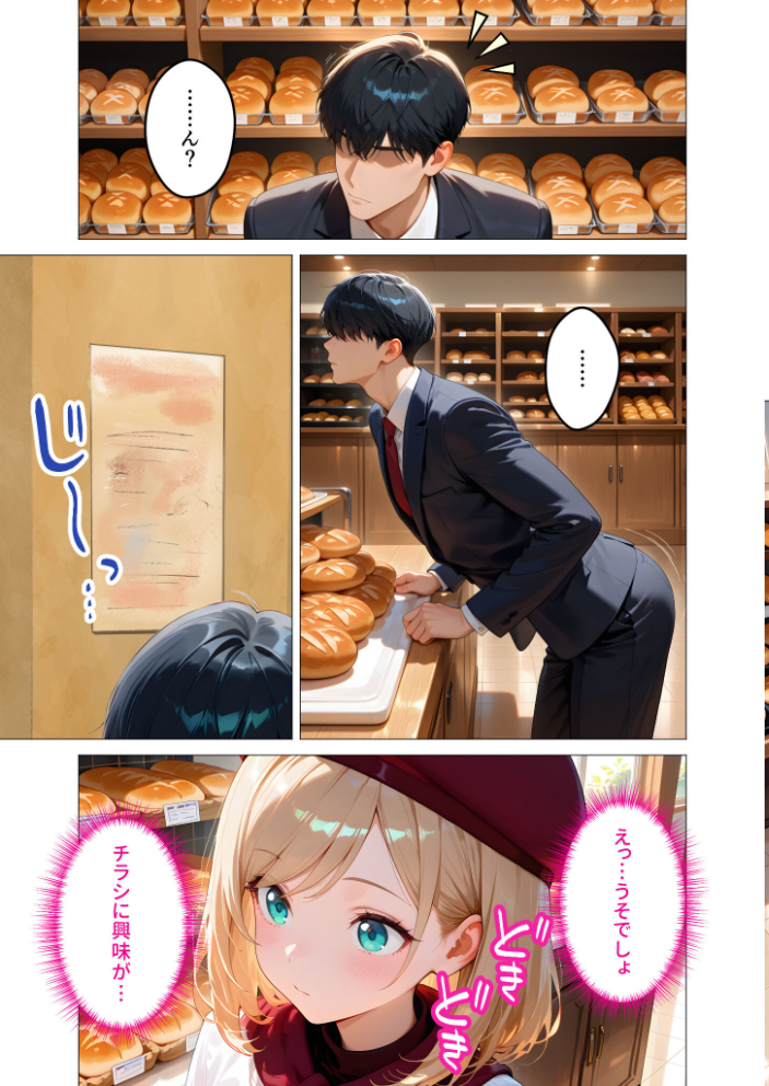 【エロ漫画】 当店限定!セックス¥0サービス 〜ひたむきパン屋さんの流されえっち〜 モザイク版 ラビットフット サンプル画像