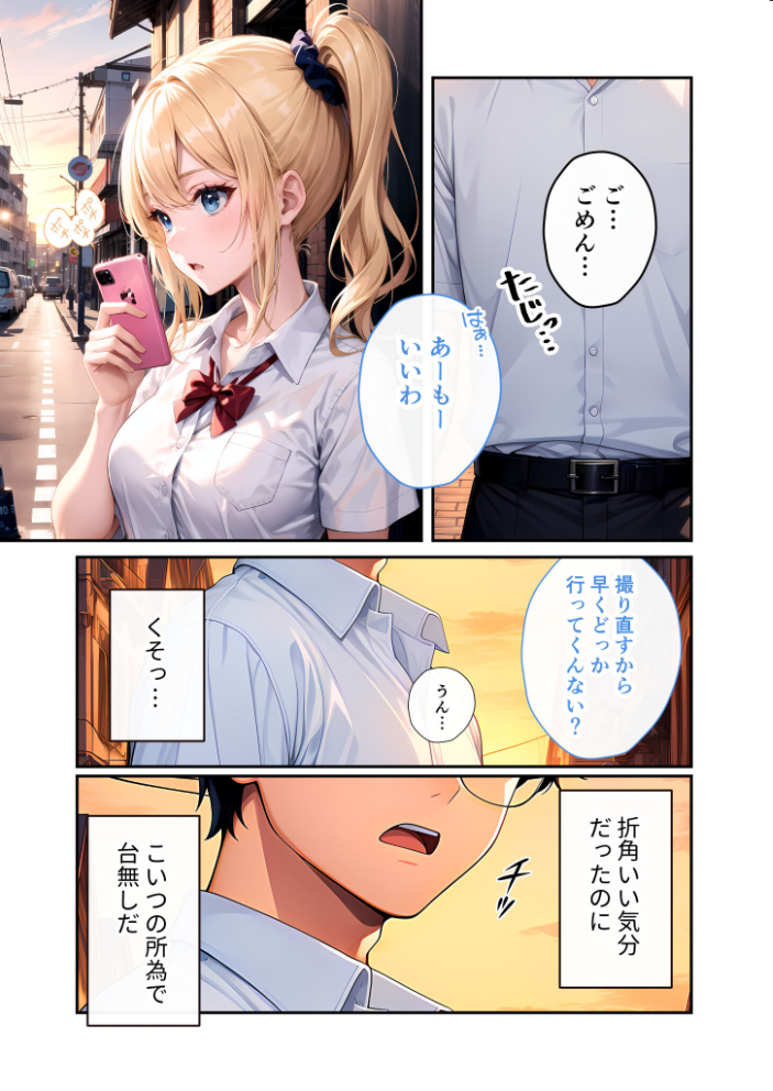 【エロ漫画】 陰キャの僕、透視の力を手に入れる。第十二話 〜パリピギャルへの淫らな制裁〜 モザイク版 ラビットフット サンプル画像