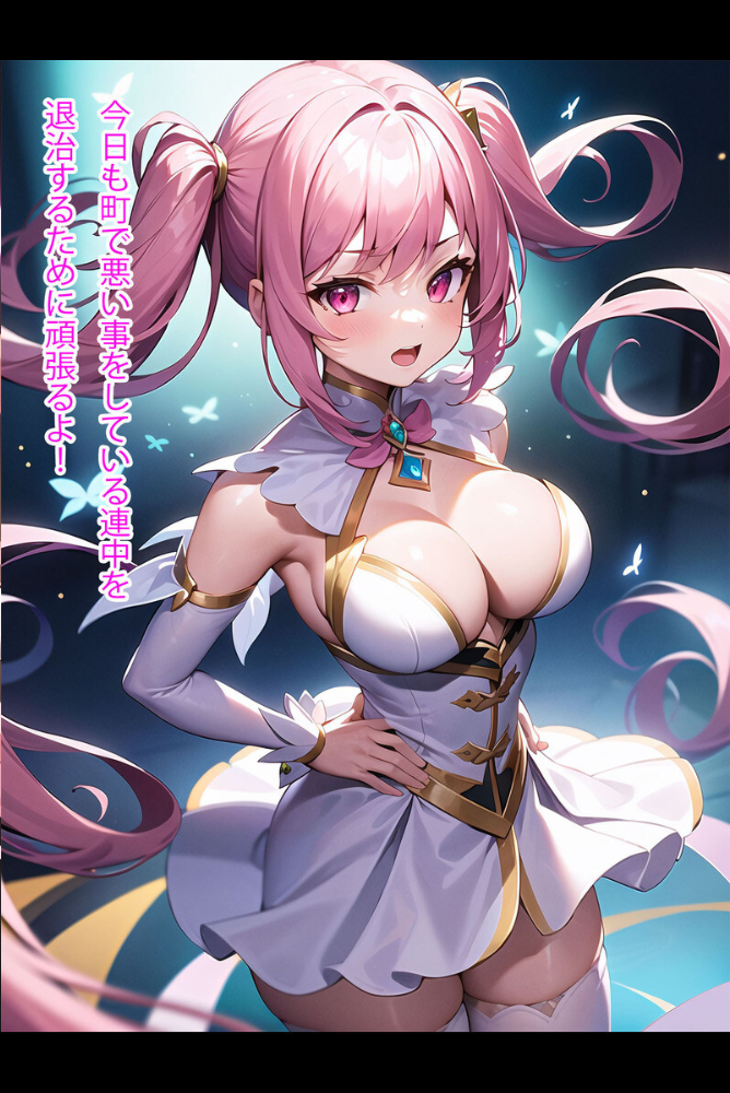 【エロ漫画】 【全3作収録】禁断の悪堕ち変身ヒロイン【ピンク・ブルー・イエロー編】モザイク版  NaruMinix あいラビ サンプル画像