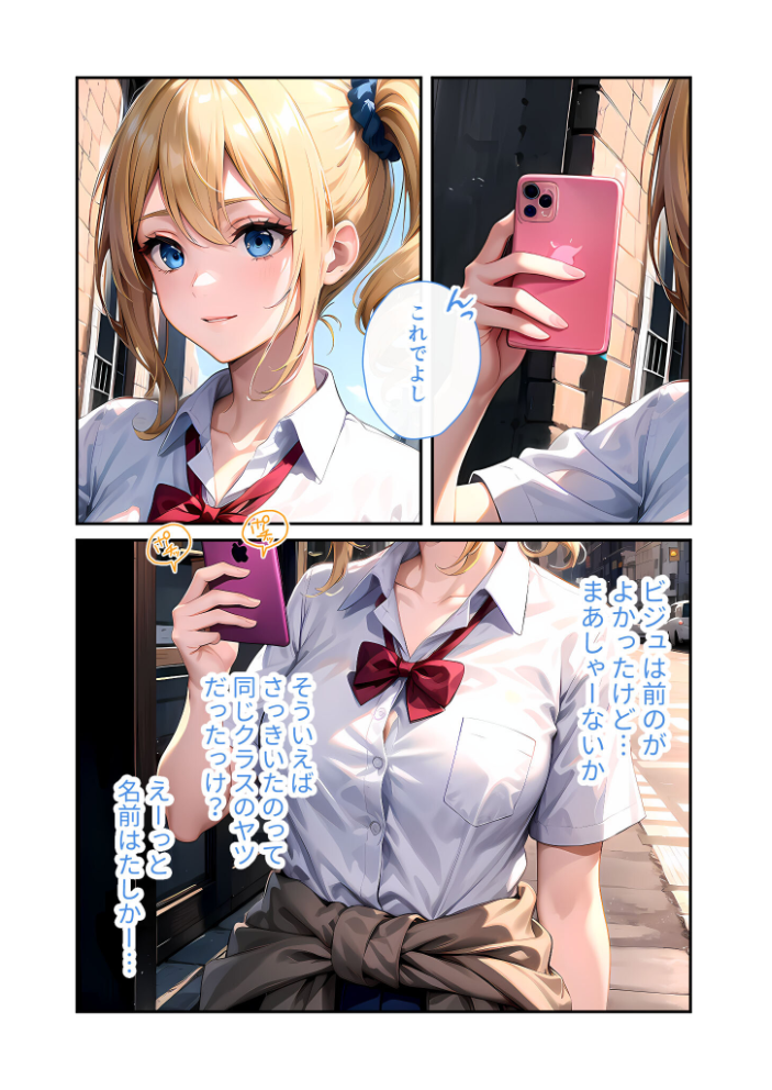【エロ漫画】 陰キャの僕、透視の力を手に入れる。第十二話 〜パリピギャルへの淫らな制裁〜 モザイク版 ラビットフット サンプル画像
