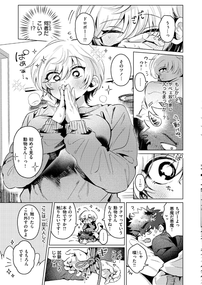 【エロ漫画】 あくまのあくむ  よるげ サンプル画像
