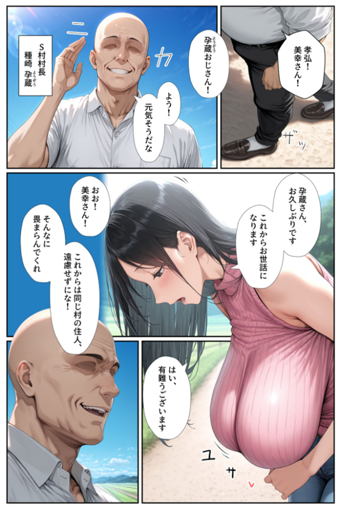 【エロ漫画】 ●●を欲しがる俺の妻がなぜかドスケベ巫女服でNTRれた件 モザイク版  きょこーの王国 あいラビ サンプル画像