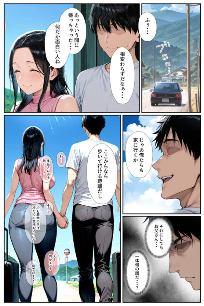 【エロ漫画】 ●●を欲しがる俺の妻がなぜかドスケベ巫女服でNTRれた件 モザイク版  きょこーの王国 あいラビ サンプル画像