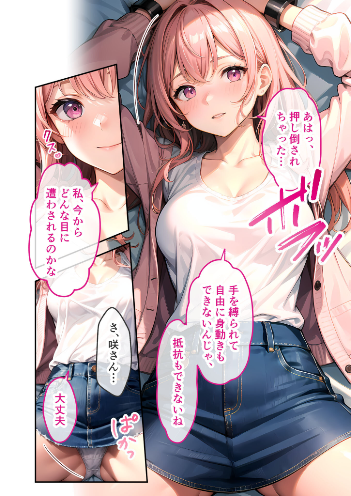 【エロ漫画】 あまく、とろけて、縛られて 〜喘いでる君のほうがカワイイ〜 モザイク版 ラビットフット サンプル画像