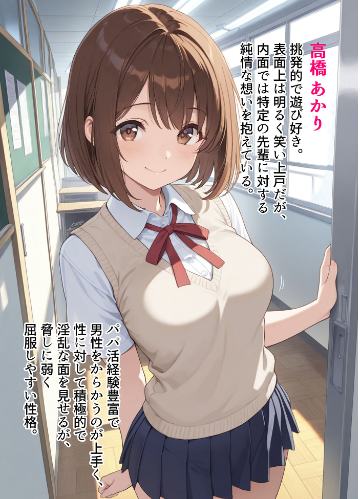 【エロ漫画】 パパ活●●●●が●●指導教師に脅され中●しをした話 モザイク版  AIザッハトルテ あいラビ サンプル画像