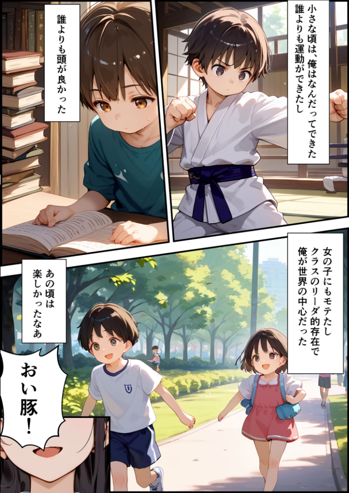 【エロ漫画】 ●●アプリでいじめっ子を肉●●にする話 バベル太郎 あいラビ サンプル画像
