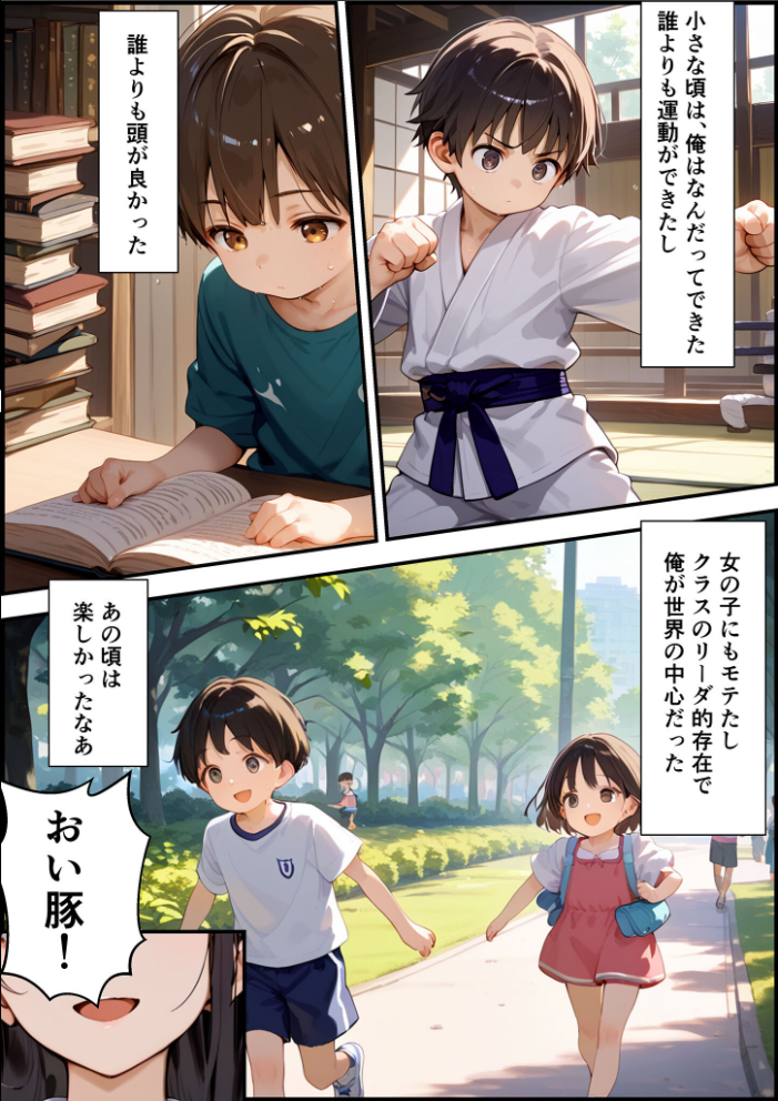 【エロ漫画】 ●●アプリでいじめっ子を肉●●にする話 モザイク版  バベル太郎 あいラビ サンプル画像