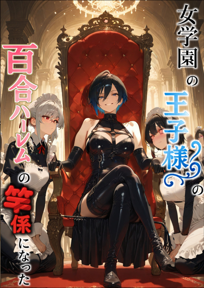 【エロ漫画】 女学園の王子様♀の百合ハーレムの竿係になった2 モザイク版  はらいでか あいラビ サンプル画像