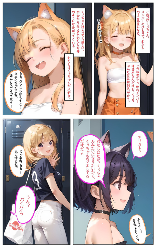 【エロ漫画】 姪っ子アイドルとボクの不適切【えちえち】すぎる関係  モザイク版  ポルチオ商事 あいラビ サンプル画像