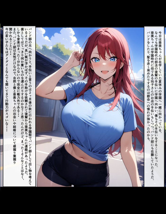 【エロ漫画】 爆乳母娘と田舎で子作りハーレム10〜亜美編〜 モザイク版  ハレノヒ あいラビ サンプル画像