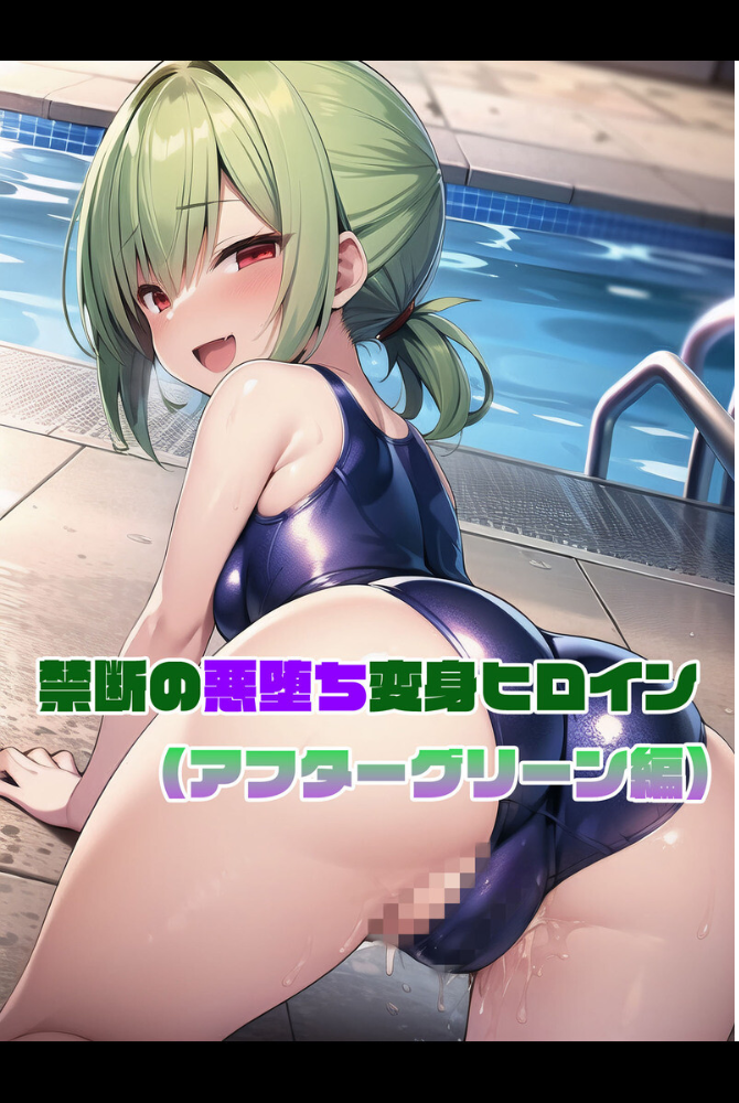 【エロ漫画】 【全2作収録】禁断の悪堕ち変身ヒロイン【アフターグリーン・アフターシルバー編】 モザイク版 NaruMinix あいラビ サンプル画像