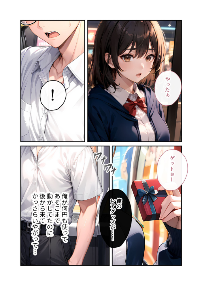 【エロ漫画】 陰キャの僕、透視の力を手に入れる。第十三話 〜ダウナー女子の報復潮吹きゲーム〜 モザイク版 ラビットフット サンプル画像
