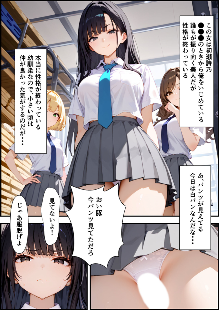 【エロ漫画】 ●●アプリでいじめっ子を肉●●にする話 バベル太郎 あいラビ サンプル画像