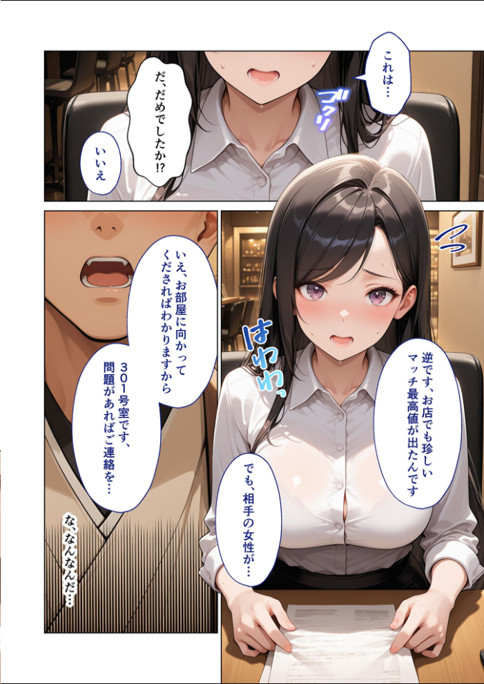 【エロ漫画】 マッチング型純愛風俗店「レッドリンク」 第9話 〜聖職者でも愛してくれますか?〜 モザイク版 ラビットフット サンプル画像