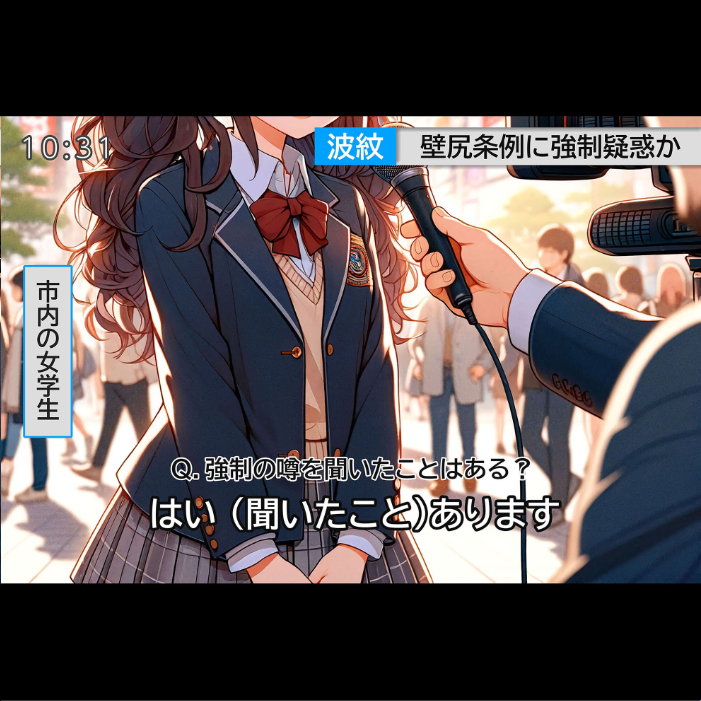【エロ漫画】 壁尻委員のおしごと 〜条例改正で●●ドスケベオブジェ化〜  ラビットフット サンプル画像