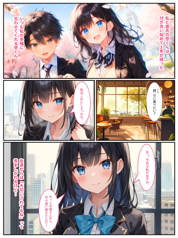 【エロ漫画】 セックスのお勉強〜家庭教師にメス堕ちする女学生(彼氏あり)〜 モザイク版 StudioSR あいラビ サンプル画像