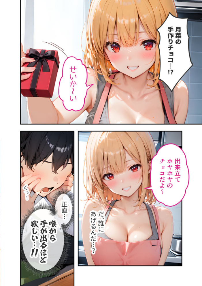 【エロ漫画】 愛する義妹のえっちな罵倒 〜チョコ欲しいんでしょ?お義兄ちゃん〜 モザイク版 ラビットフット サンプル画像