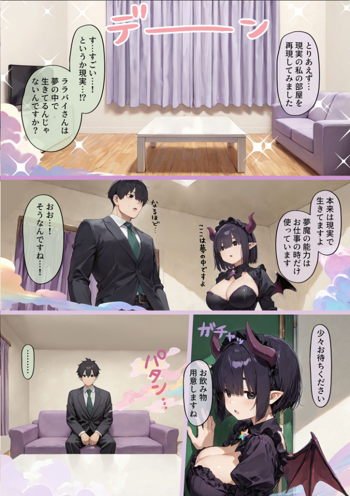 【エロ漫画】 夢見のララバイ モザイク版 にゃんちぇると あいラビ サンプル画像
