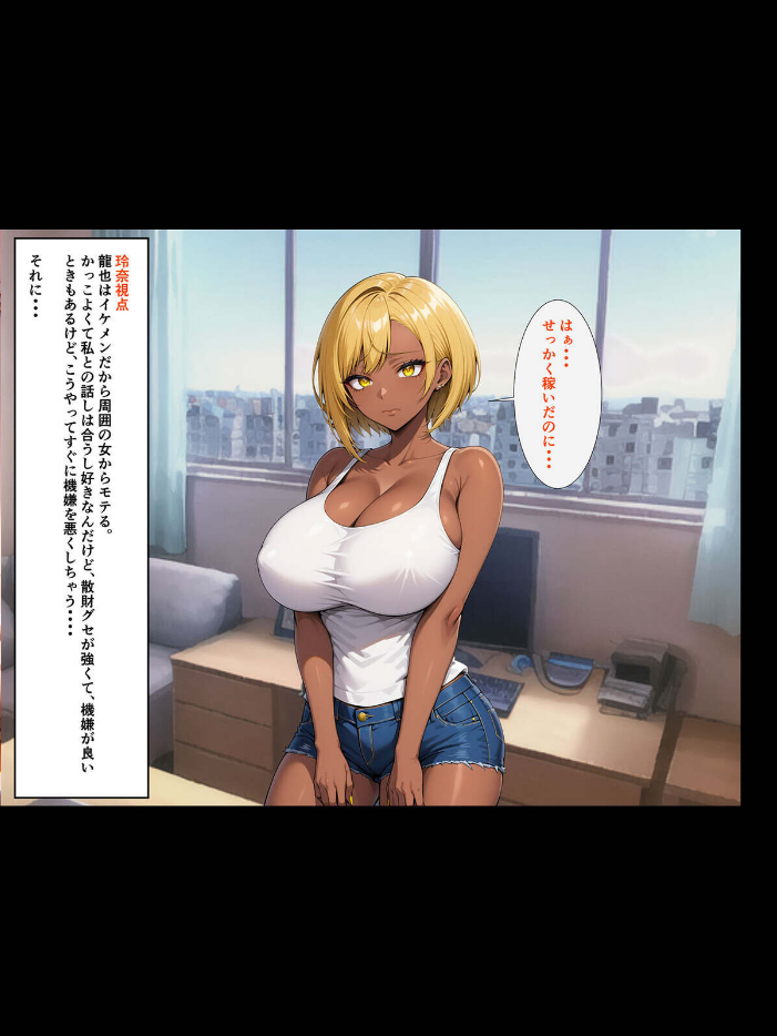 【エロ漫画】 【全4作収録】クズ男たちからギャル母娘を寝取って幸せにするお話 総集編 モザイク版 ハレノヒ ラビットフット サンプル画像