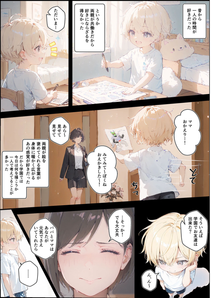 【エロ漫画】 君と僕の額縁 モザイク版 初恋ラボ あいラビ サンプル画像