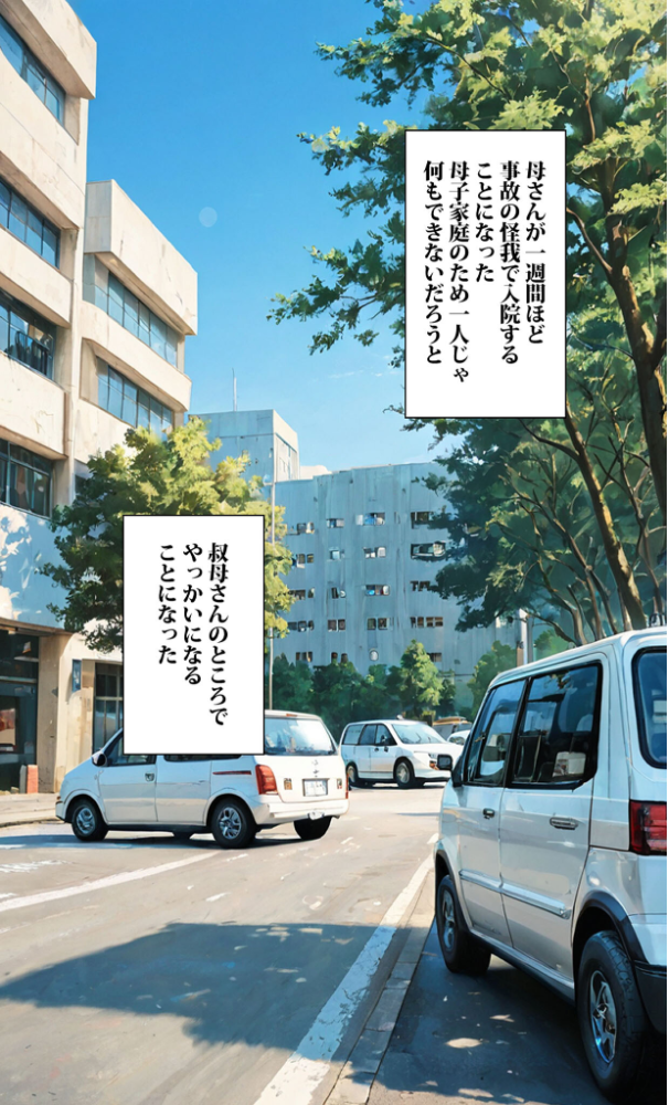 【エロ漫画】 一週間叔母さんと二人きりで住むことになったんだけど叔母さんは裸族だった モザイク版  東京漫画研究所 あいラビ サンプル画像