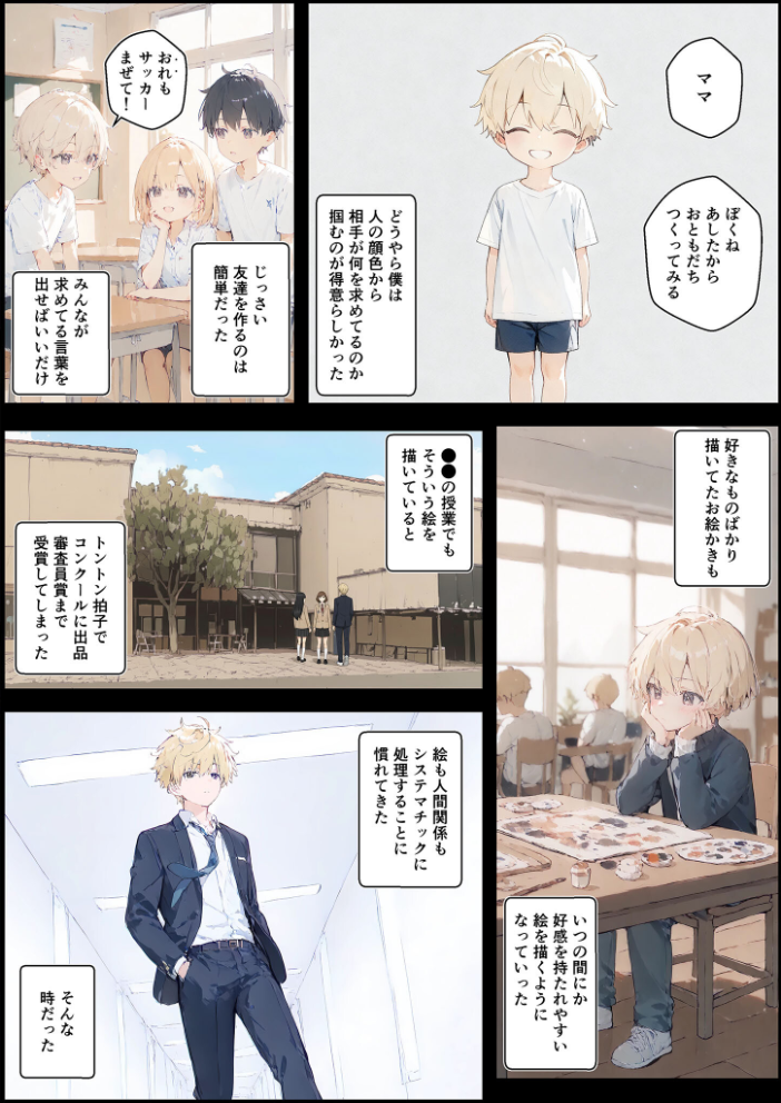 【エロ漫画】 君と僕の額縁 モザイク版 初恋ラボ あいラビ サンプル画像