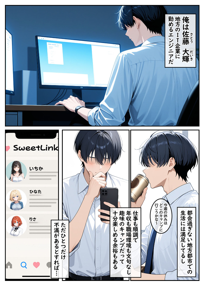 【エロ漫画】 童貞の俺が海外旅行先で出会った褐色美女と国際結婚して子作りしまくる話1 モザイク版 ハレノヒ あいラビ サンプル画像