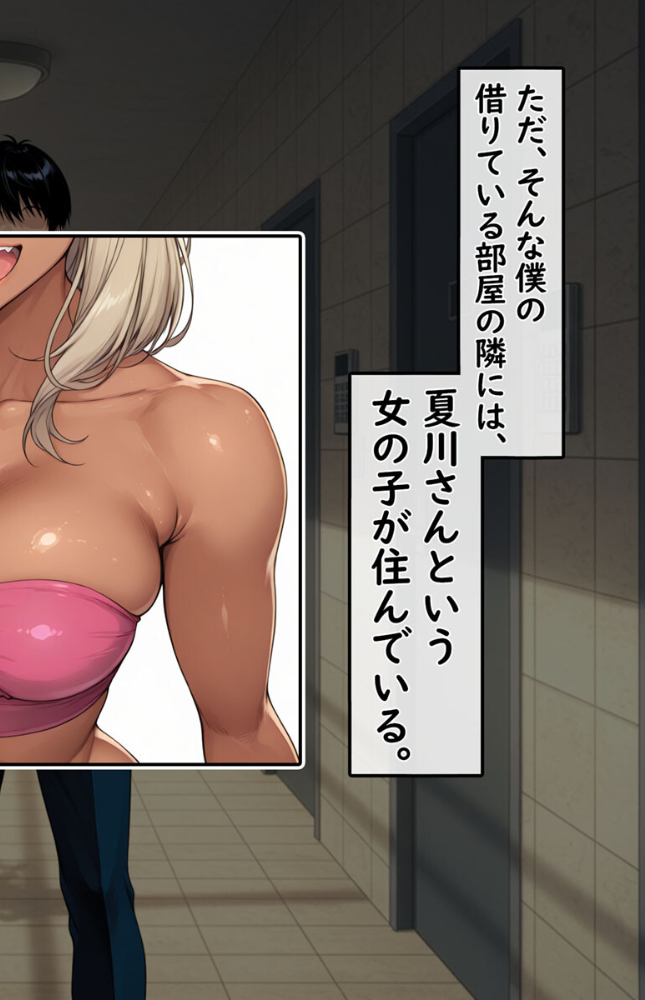 【エロ漫画】 DV彼氏に苦しめられてる黒ギャルを救って幸せにするお話1 モザイク版 ハレノヒ あいラビ サンプル画像