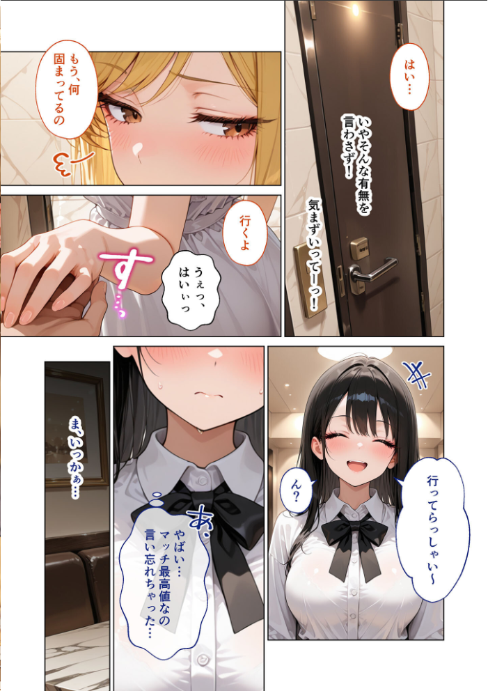 【エロ漫画】 マッチング型純愛風俗店「レッドリンク」 第10話 〜ライバルでも愛してくれますか?〜 モザイク版 ラビットフット サンプル画像